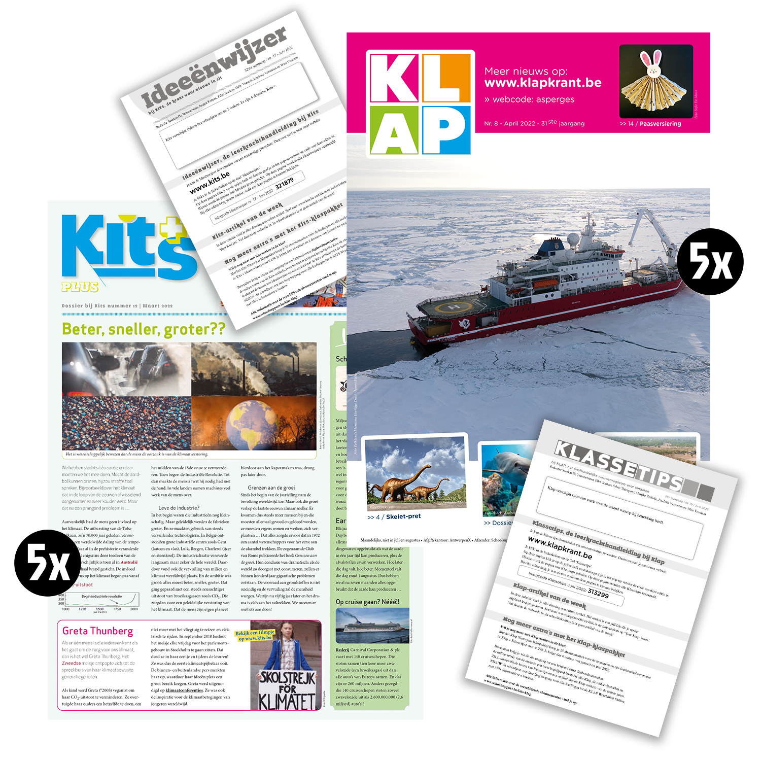 KVAKKM005 Kits + Klap Minipakket 2024-2025