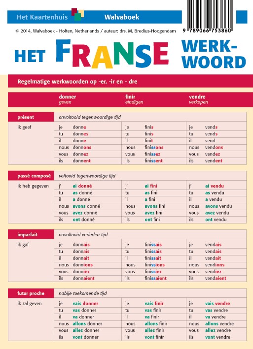 WFFHFW001 Het Franse werkwoord, taalkaart