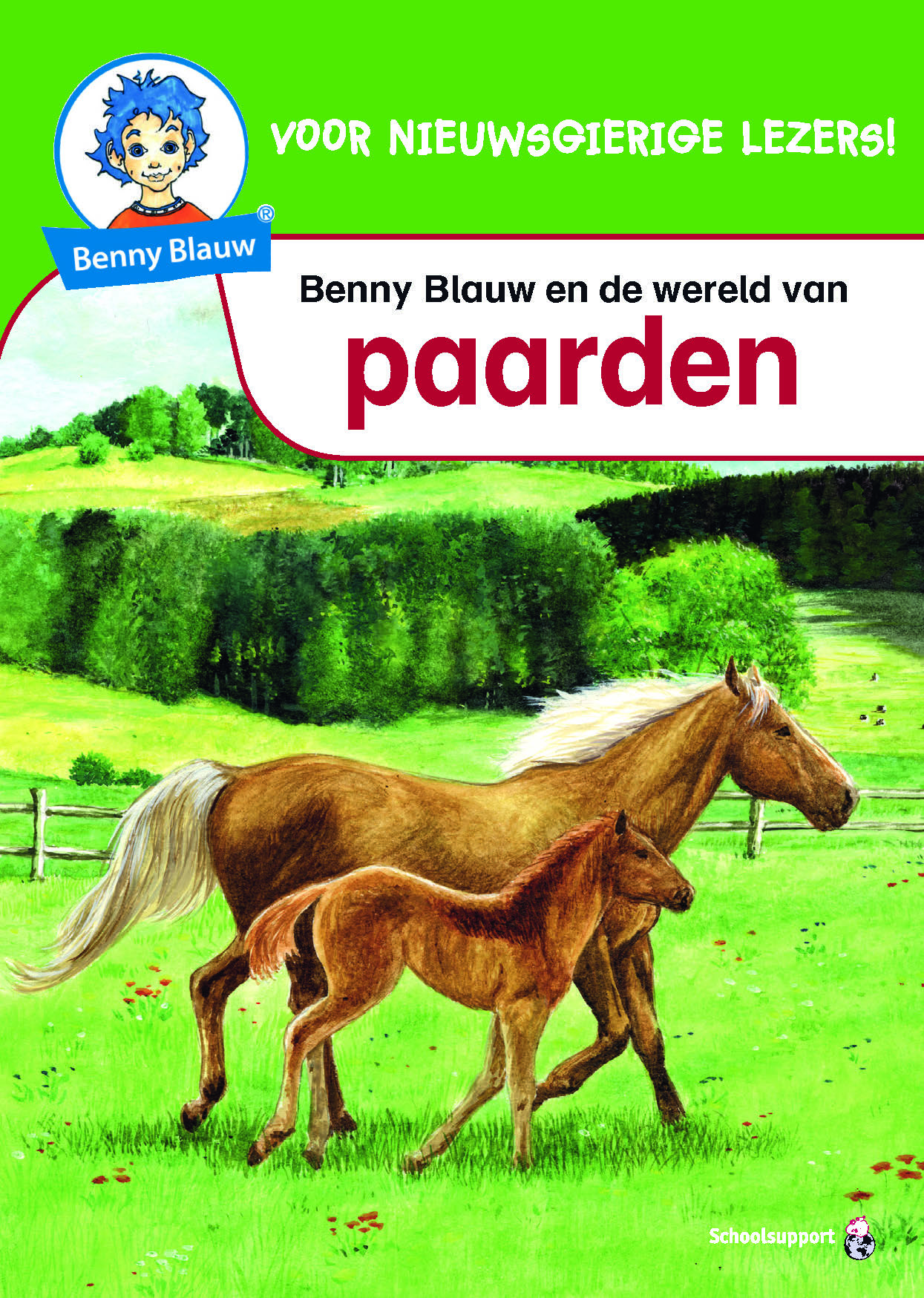 SNBBEN004 Benny Blauw en de paarden