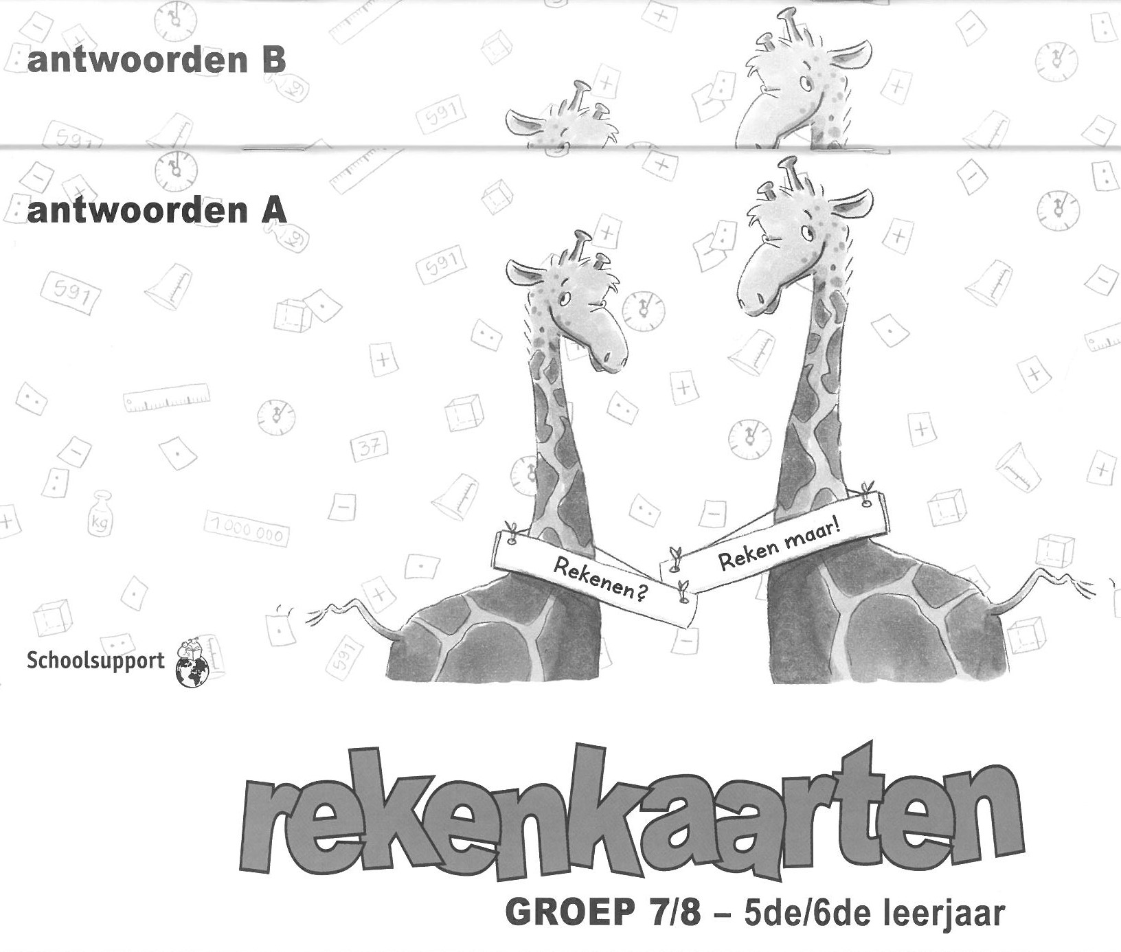 SNHRKK127 Rekenkaarten 7-8 A+B
